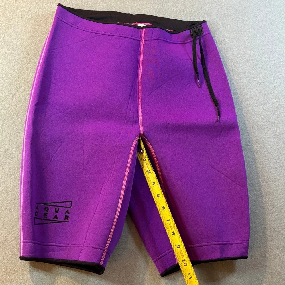 VTG Nike Aqua Gear Wetsuit Set Womens L/XL Purple Black Neoprene 90s Surf Swim